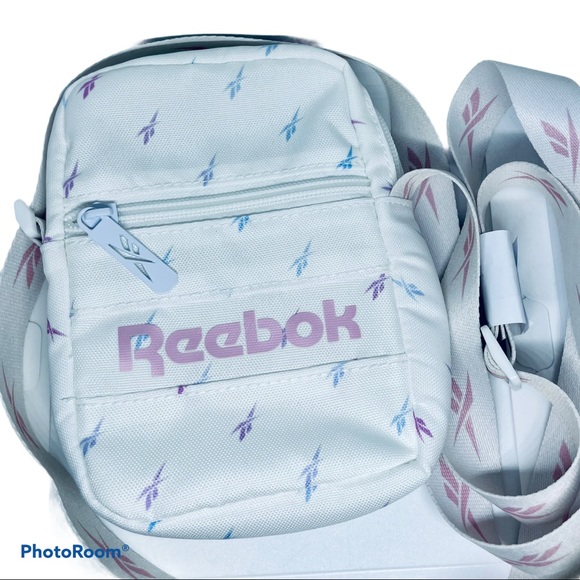 NWOT REEBOK Women's Pink and White Mini Crossbody - Picture 2 of 9